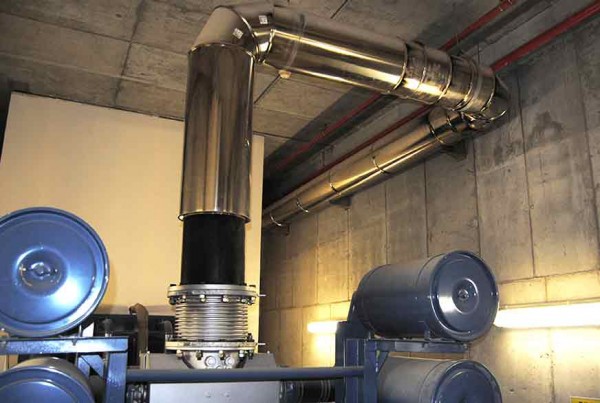 Mufflers2 אגזוז תעשייתי מותקן במפעל