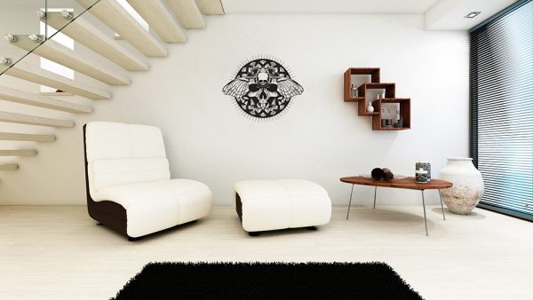 3D contemporary Living Room Interior and modern furniture