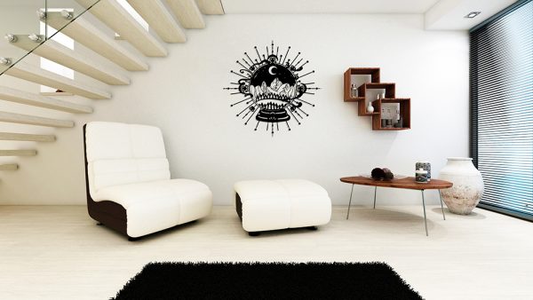 3D contemporary Living Room Interior and modern furniture